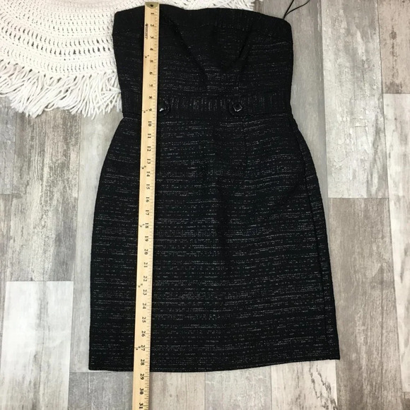 Trina‎ Turk Black Metallic Strapless Party Dress - Picture 8 of 10